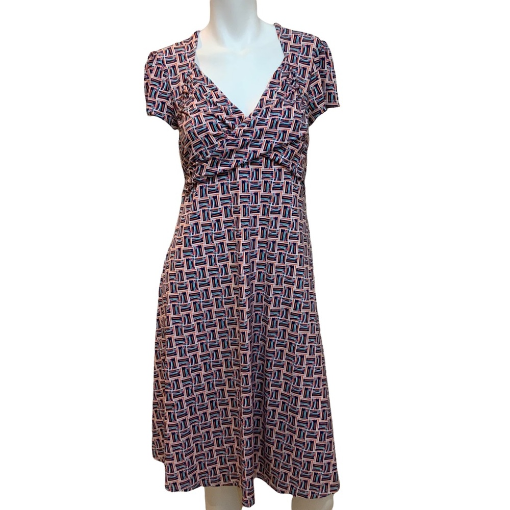Leota Short Sleeve The Birds and the Bees Maternity Friendly Dress sz S